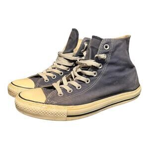Converse Shoes Mens 8 Womens 10 Chuck Taylor All Star Sneakers Gray High A02786F